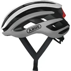 ABUS AirBreaker silver white S - Hochleistungs Fahrradhelm - Fahrradhelme mit innovativem Multi Speed Design für optimale Aerodynamik und Belüftung. Ideal für Radfahrer, die keine Kompromisse eingehen wollen.