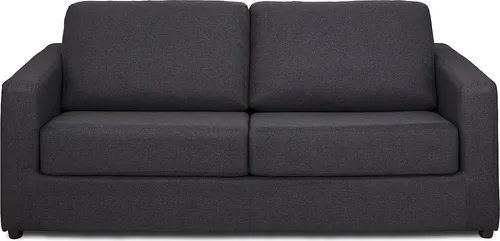 DONETO 3-Sitzer Schlafsofa in Anthrazit - Schlafsofa DONETO mit Express-Ausziehmechanismus für schnellen Umbau in ein bequemes Doppelbett. Modernes Design, ideal für jedes Zuhause. Perfekt für regelmäßigen Schlafgebrauch.
