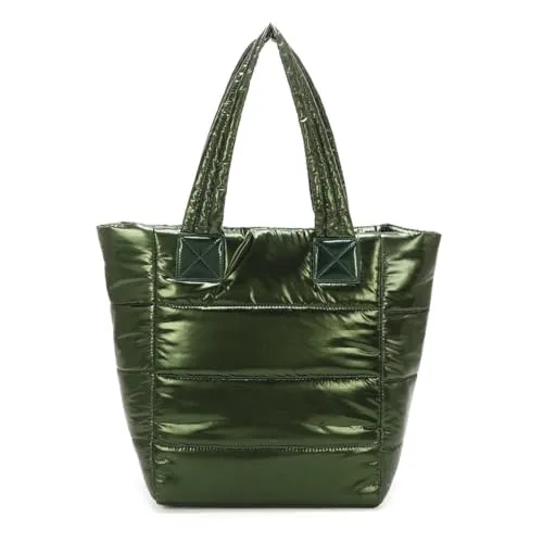 ITALYSHOP24 OBC XXL Damen Tasche – Elegante Nylontasche für jeden Anlass - Stilvolle Nylontasche in gestepptem Design, ideal für Shopping und Sport. Geräumig und leicht, perfekt für Alltag und Reisen. Verfügbar in zwei Größen, ein Must-Have für trendbewusste Frauen.