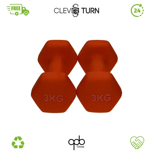 Amazon Basics Neopren Hanteln Gewichte 2er Sets 3KG