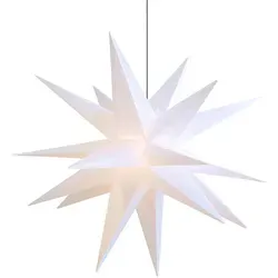LED-Leuchtstern Jumbo Weihnachtsstern DecoTrend - Nussknacker - beeindruckender 100 cm großer Leuchtstern mit 18 Zacken, ideal für festliche Dekoration und sorgt für eine stimmungsvolle Atmosphäre.