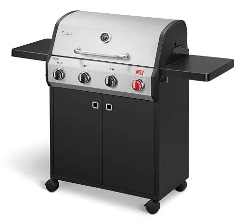 Enders® Gasgrill Chicago Next 4 R Turbo - 4 Edelstahlbrenner mit 800°C Turbo Zone - Grill mit 4 stufenlos regulierbaren Edelstahlbrennern und 800°C TURBO ZONE für perfektes Anbraten. Ideal für Grillfans, die hohe Temperaturen lieben!