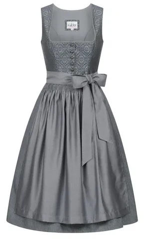 Nübler Dirndl Mididirndl Galina in Nachtblau von Nübler