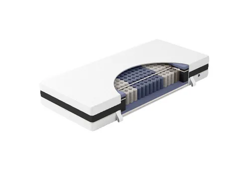 Taschenfederkernmatratze King Ortho Luxe Hypersoft – Partner Matratze (H2 oder H3) - Matratzen für optimalen Schlafkomfort, 30 cm hoch mit 7 Liegezonen, ideal für Seitenschläfer und Allergiker, in verschiedenen Härtegraden erhältlich.