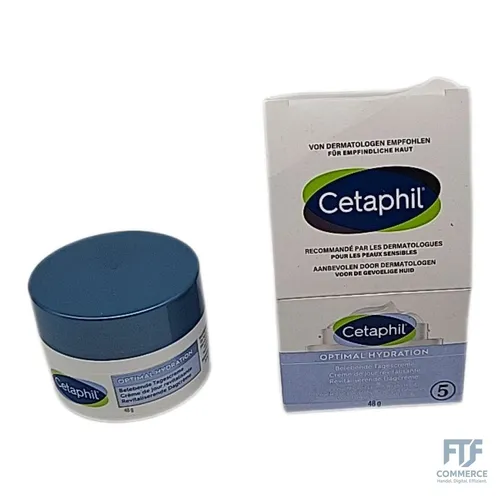 CETAPHIL Optimal Hydration Belebende Tagescreme 48g - Tagespflege für intensive Feuchtigkeit, versorgt die Haut bis zu 48 Stunden lang mit wertvoller Hydratation.