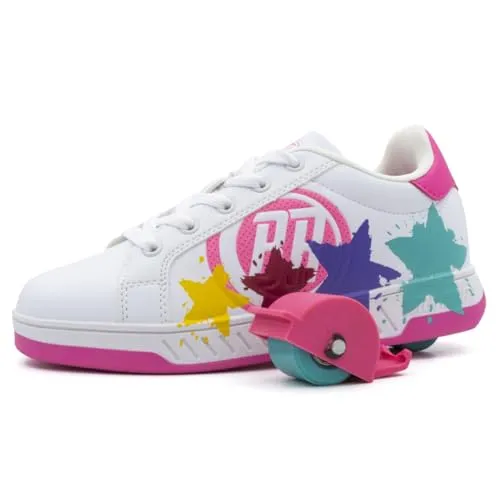 Breezy Rollers 2180373 – 2-in-1 Kinderschuhe mit Rollen - Inliner für Kinder: Mit dem einzigartigen Klick-System verwandeln sich die Sneakers im Handumdrehen in Rollschuhe. Ideal für schnelles Fortbewegen und jede Menge Spaß!