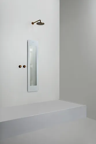 Sunshower Round line Medium Plus White Weiß IR + UV (H140 x B33 x T12 cm)