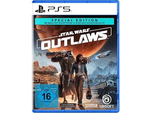 Star Wars Outlaws - Special Edition für PlayStation 5, exklusiv bei MediaMarkt und Saturn, erlebe die Abenteuer einer Gesetzlosen in einer lebendigen Galaxis