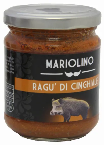 Wildschwein Ragout 212 ml. - Mariolino Sughi