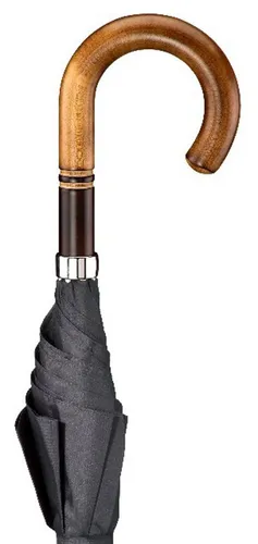 Stockshop Gehstock Gehstock Stützschirm COUNTRY, eleganter Rundhakengriff aus Ahornholz