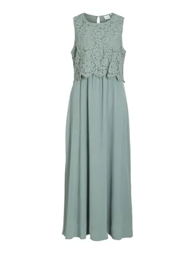 Vimilina Lace Dress - Noos/DC - Elegantes langes Freizeitkleid für Damen, ideal für besondere Anlässe mit zauberhaftem Spitzen-Design.