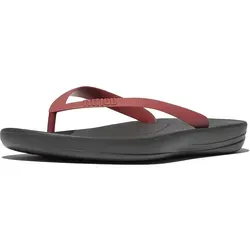 Fitflop Iqushion Ergonomische Flip-Flops für Herren, ziegelrot, 45 EU - Leichte Flip-Flops mit innovativer iQushion-Zwischensohle für optimalen Komfort. Anatomisches Fußbett unterstützt die natürliche Fußform und eignet sich ideal für den täglichen Gebrauch.