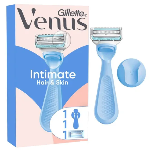 Gillette Venus Rasierapparat für den Intimbereich – Einwegrasierer mit 1 Klinge - Gillette Venus Einwegrasierer für den Intimbereich, designed für eine sanfte und präzise Rasur. Ideal für die tägliche Pflege, einfach und effektiv in der Anwendung.