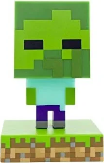 Minecraft Zombie Icon Light - Paladone - Lampen: Modernes Design mit LED-Technik, die perfekte Tischlampe für Minecraft-Fans, ideal für stimmungsvolle Beleuchtung in jedem Zimmer.