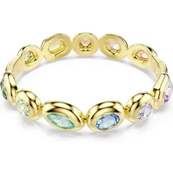 Swarovski Gema Armreif – Mehrfarbig, vergoldet, M - Eleganter Armreif von Swarovski mit gemischtem Schnitt und funkelnden Kristallen. Perfekt für besondere Anlässe oder als stilvolles Accessoire im Alltag.