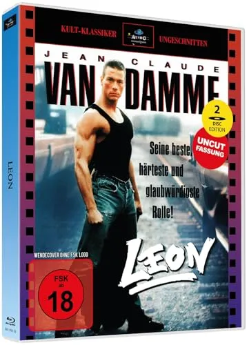 LEON - Jean-Claude van Damme - UNCUT - Lionheart / Full Contact ( A.W.O.L. - Absent Without Leave / Wrong Bet ) - Blu-Ray + Sountrack CD - 2 Disc Scanavo Edition - Limited 66er Edition - Cover 1