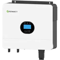 Growatt SPF 6000 ES PLUS Wechselrichter 6kW - Off-Grid - Wechselrichter für Inselanlagen: 6 kW Leistung, hohe Effizienz und maximale Unabhängigkeit mit KAMADA LiFePO4 Batteriespeicher für nachhaltige Energieversorgung.