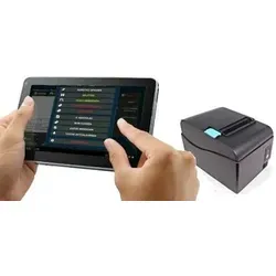 10" Mobile Kasse für Restaurant, Cafe: Bondrucker Bestellterminal Kassensoftware