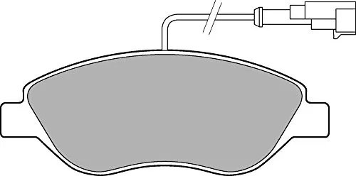 Delphi Bremsbelagsatz LP2299 - Bremsscheiben, hoher Verschleißschutz und optimierte Bremsleistung für sicheres Fahren.