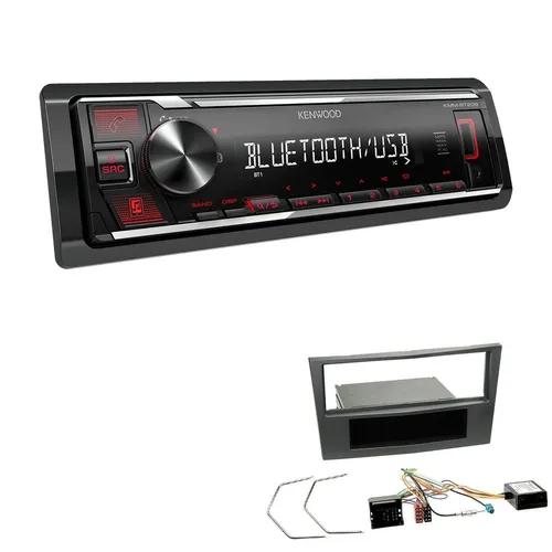 Kenwood Autoradio Bluetooth USB AUX für Opel Zafira B charcoal-metallic Canbus