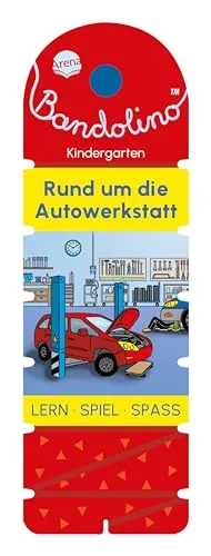 Bandolino. Rund um die Autowerkstatt: Lernspiel mit Lösungskontrolle für Kinder ab 4 Jahren