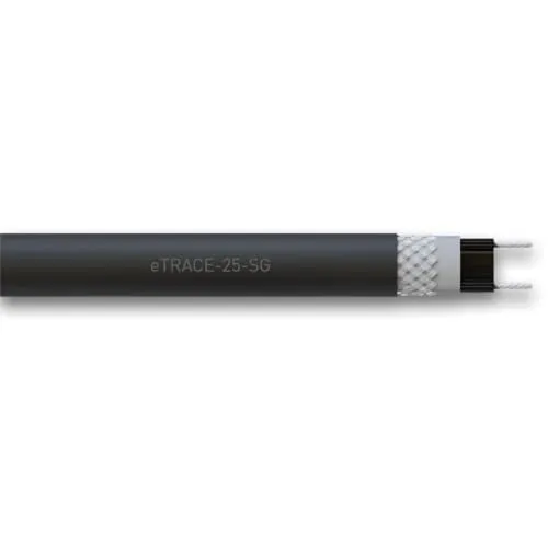 Etherma Heizband eTRACE-25-SG – Selbstregulierend - Selbstregulierendes Heizband für Rohr- und Dachrinnenheizung, robust und langlebig, ideal für die Haustechnik und Industrie, einfach zuschneidbar für individuelle Anwendungen.
