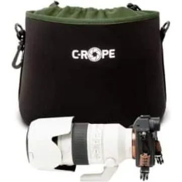 C-Rope Kamerabeutel V2 aus Neopren L - 25cm x 20cm x 12cm, vielseitig als Tasche nutzbar und schützt gegen Spritzwasser und Stöße