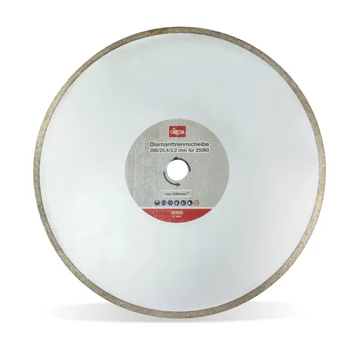 Diamant Trennscheibe 350/25,4/3,2mm für Steinsäge - Schleif- & Trennscheiben, hochwertige Diamant-Trennscheibe für präzise Schnitte in Stein und Fliesen, ideal für Profis und Heimwerker.