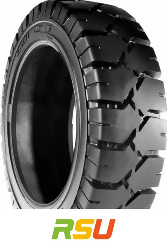 BKT Maglift Solid Vollgummi Resilient 7-15 - Black Marking - Robuste Vollgummireifen für schwere Maschinen, bieten überlegene Haltbarkeit und geringere Abnutzung, ideal für anspruchsvolle Einsätze im Bauwesen.