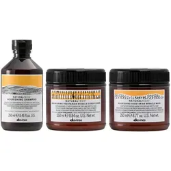 Davines Naturaltech Nourishing Set (Shampoo 250 ml + Conditioner 250 ml + Maske 250 ml)