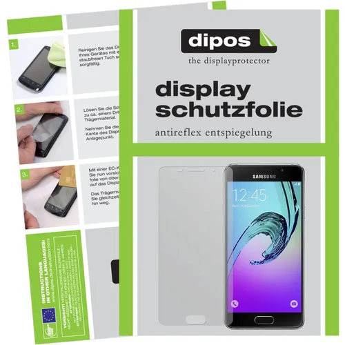 6x Schutzfolie für Samsung Galaxy A3 (2016)  Display Folie SM-A310 matt dipos