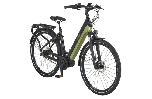 PROPHETE GENIESSER 6.0 Damen E-Bike 28" mit AEG Mittelmotor - Erleben Sie das PROPHETE GENIESSER 6.0 Damen City E-Bike mit leistungsstarkem AEG Mittelmotor, integrierten Akku für bis zu 220 km Reichweite und komfortabler Shimano 7-Gang Nabenschaltung. Ideal für entspannte Stadtfahrten!