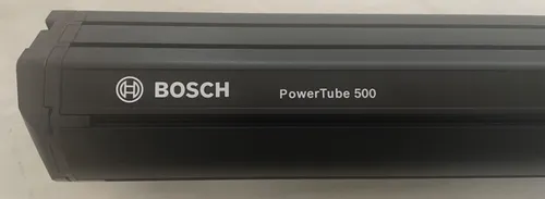 Bosch Powertube 500 Horizontal E-Bike Akku - E-Bikes, leistungsstarker 13,4Ah Lithium-Ionen Akku für lange Fahrten und hohe Reichweite.