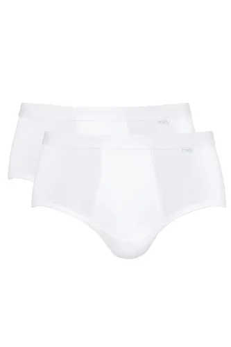 Mey Slip SERIE NOBLESSE (2er-Pack) Mit Eingriff - Klassische Slips aus 100% Baumwolle, körpernaher Schnitt für optimalen Tragekomfort und zeitlosen Stil.