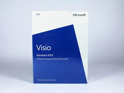 Microsoft Visio 2013 Standard Vollversion, für 32-Bit bzw. x64 - SKU: D86-04736