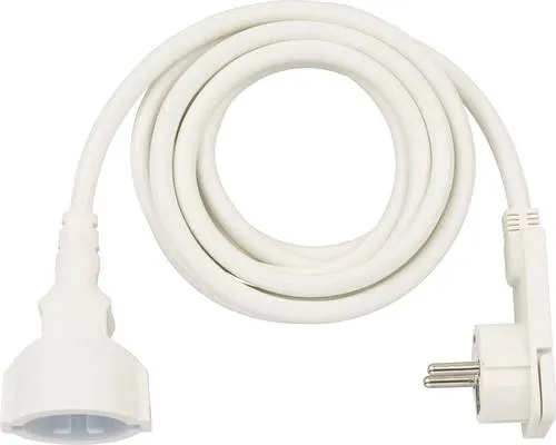 Brennenstuhl 1168980230 Strom Verlängerungskabel Weiß 3.00m H05VV-F 3G 1,5mm²