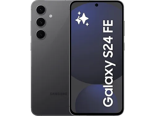 SAMSUNG Galaxy S24 FE Smartphone 5G - 128GB, 50MP Kamera, 6.7" AMOLED Display, kraftvoller Exynos 2400 Prozessor in Graphite