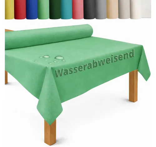 DecoHomeTextil Heimtextilmanufaktur Tischdecke Rolle Vliesstoff Tischläufer Vlies wasserabweisend