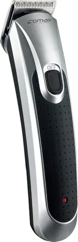 Comair Profi Trimmer Silverstar - Elektrische Rasierer mit hochwertiger Edelstahlklinge für präzise Schnitte, schnelles Laden in 1,5 Stunden und bis zu 2 Stunden Laufzeit – ideal für Profis und Heimfriseure.