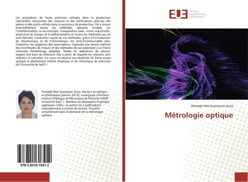 Métrologie optique Demagh Née Guessoum Assia