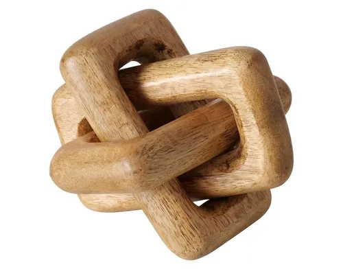 BOLTZE GRUPPE Dekoobjekt SUAL aus Mangoholz, 20 x 20 cm - Das Deko-Objekt SUAL von Boltze aus hochwertigem Mangoholz überzeugt mit seiner einzigartigen Knotenform. Mit 20 cm Breite und Höhe ist es eine stilvolle Bereicherung für jedes Zuhause, ideal für vielfältige Wohnstile.