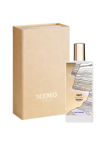 Memo Paris Corfu Eau de Parfum 75 ml - Unisex Duft mit erfrischenden Kopfnoten von Rhabarber und Zitrone, ideal für einen eleganten Auftritt.
