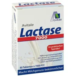 Lactase 7.000 Fcc Tabletten im Spender