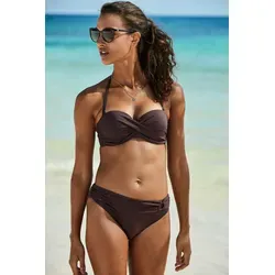 s.Oliver Bügel-Bandeau-Bikini-Top Rome - Neckholder-Bikini in Wickeloptik, mit herausnehmbaren Kissen für perfekten Sitz und abnehmbaren Trägern für individuelle Tragevarianten.