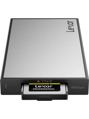 LEXAR Workflow Cardreader Cfexpress 4.0 Type B USB4 - Multimedia Zubehör: Hochgeschwindigkeits-Speicherkartenlesegerät für blitzschnelles Übertragen von Daten mit USB4-Anschluss.