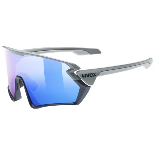 Uvex Sportstyle 231 Sportbrille - rhino deep space matt/mirror blue - Sportbrillen für optimale Sicht und Schutz, ideal für Outdoor-Aktivitäten mit stylischem Design und hoher UV-Schutz.