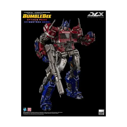 Threezero Transformers Bumblebee DLX Maßstab Sammelfigur Serie Optimus Prime - Actionfigur im Maßstab 1/6 aus 'Transformers: Age of Extinction', ca. 29 cm groß, mit LED Leuchtfunktion und umfangreichem Zubehör, ideal für Sammler.