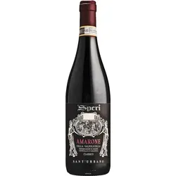 Amarone della Valpolicella Sant'Urbano 2019 - Rotwein - Eleganter und komplexer Amarone, Handauslese der besten Trauben, reift 24 Monate in Tonneaux und Eichenholz, körperreich und warm im Geschmack.