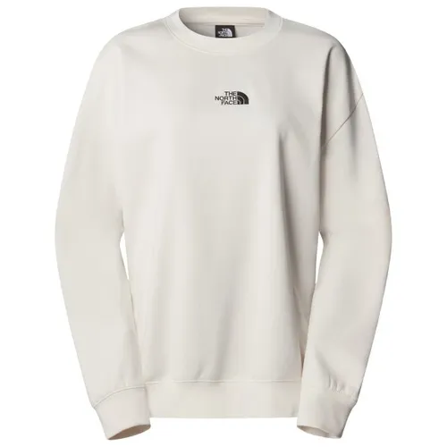THE NORTH FACE Damen Essential Crew Sweatshirt - White Dune, M - Outdoor Hoodie für Damen, aus weichem Material mit gestickten Logos und bequemem Schnitt für optimale Bewegungsfreiheit.
