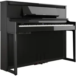 Roland LX-6 Schwarz Poliert E-Piano - Keyboards mit innovativem Piano Reality Modelling für ein authentisches Spielerlebnis und erweiterte Funktionen.